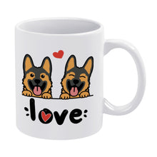 Load image into Gallery viewer, My Biggest Love German Shepherd Coffee Mug-Mug-Dog Dad Gifts,Dog Memorial Gifts,Dog Mom Gifts,German Shepherd,Mugs-5