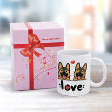 Load image into Gallery viewer, My Biggest Love German Shepherd Coffee Mug-Mug-Dog Dad Gifts,Dog Memorial Gifts,Dog Mom Gifts,German Shepherd,Mugs-7