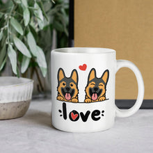 Load image into Gallery viewer, My Biggest Love German Shepherd Coffee Mug-Mug-Dog Dad Gifts,Dog Memorial Gifts,Dog Mom Gifts,German Shepherd,Mugs-8