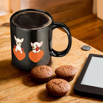 My Biggest Love White Chihuahua Coffee Mug 360x