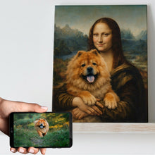 Load image into Gallery viewer, My Chow Chow with Mona Lisa Personalized Renaissance Dog Portrait-Personalized Dog Gifts-Dog Art,Dog Dad Gifts,Dog Mom Gifts,Home Decor,Personalize Artwork,Poster-1