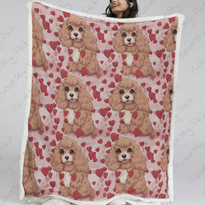 My Cockapoo My Love Soft Warm Fleece Blanket-Blanket-Blankets, Cockapoo, Home Decor-13