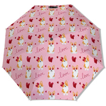 Load image into Gallery viewer, My Corgi My Love Umbrella-Daily Accessories-Light Pink-One Size-21