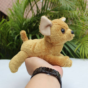 My Fawn Chihuahua In My Palm Small Stuffed Animal Plush Toy-Stuffed Animals-Chihuahua, Home Decor, Stuffed Animal-7