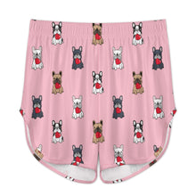 Load image into Gallery viewer, My Frenchie My Heart Women's Cami and Shorts Pajama Set-Apparel-Apparel,Dog Mom Gifts,French Bulldog,Pajamas-12