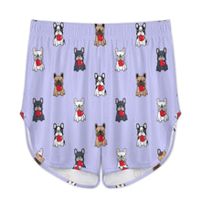 Load image into Gallery viewer, My Frenchie My Heart Women's Cami and Shorts Pajama Set-Apparel-Apparel,Dog Mom Gifts,French Bulldog,Pajamas-20
