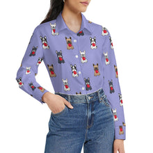 Load image into Gallery viewer, My Frenchie My Heart Women's Shirt-Apparel-Apparel,Dog Mom Gifts,French Bulldog,Shirt-10