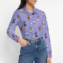 Load image into Gallery viewer, My Frenchie My Heart Women's Shirt-Apparel-Apparel,Dog Mom Gifts,French Bulldog,Shirt-11