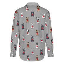 Load image into Gallery viewer, My Frenchie My Heart Women's Shirt-Apparel-Apparel,Dog Mom Gifts,French Bulldog,Shirt-18
