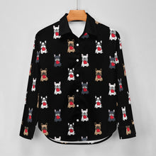 Load image into Gallery viewer, My Frenchie My Heart Women's Shirt-Apparel-Apparel,Dog Mom Gifts,French Bulldog,Shirt-28