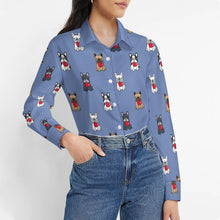 Load image into Gallery viewer, My Frenchie My Heart Women's Shirt-Apparel-Apparel,Dog Mom Gifts,French Bulldog,Shirt-29