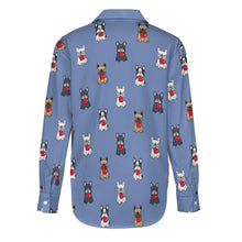 Load image into Gallery viewer, My Frenchie My Heart Women's Shirt-Apparel-Apparel,Dog Mom Gifts,French Bulldog,Shirt-34