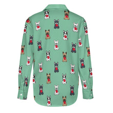 Load image into Gallery viewer, My Frenchie My Heart Women's Shirt-Apparel-Apparel,Dog Mom Gifts,French Bulldog,Shirt-6