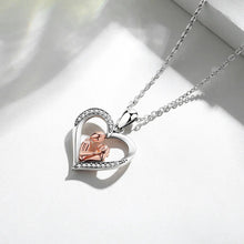 Load image into Gallery viewer, My Golden Retriever My Biggest Love Silver Necklace and Pendant-4