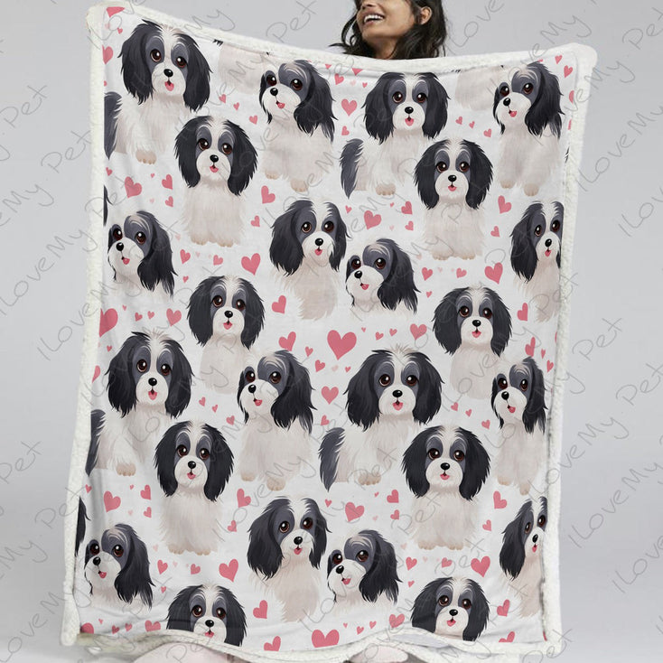 My Havanese My Love Soft Warm Fleece Blanket-Blanket-Blankets, Havanese, Home Decor-2