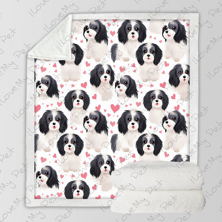 My Havanese My Love Soft Warm Fleece Blanket-Blanket-Blankets, Havanese, Home Decor-3
