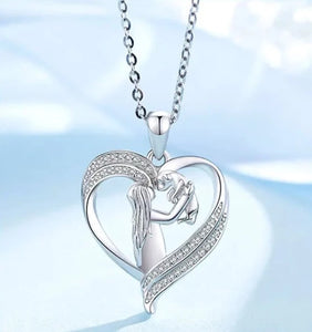 My Heart Belongs to a Labrador Silver Necklace and Pendant-10