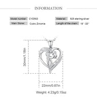 Load image into Gallery viewer, My Heart Belongs to a Labrador Silver Necklace and Pendant-12