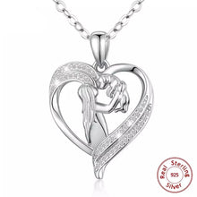 Load image into Gallery viewer, My Heart Belongs to a Labrador Silver Necklace and Pendant-1