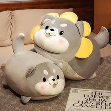 Load image into Gallery viewer, My Husky is My Sunshine Stuffed Animal Plush Toy Pillows-Stuffed Animals-Home Decor, Pillows, Siberian Husky, Stuffed Animal-20