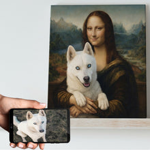 Load image into Gallery viewer, My Husky with Mona Lisa Personalized Renaissance Dog Portrait-Personalized Dog Gifts-Dog Art,Dog Dad Gifts,Dog Mom Gifts,Home Decor,Personalize Artwork,Poster-1