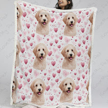 Load image into Gallery viewer, My Labradoodle My Love Soft Warm Fleece Blanket-Blanket-Blankets, Doodle, Home Decor, Labradoodle-13