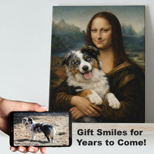 Load image into Gallery viewer, My Labrador Chocolate with Mona Lisa Personalized Renaissance Dog Portrait-Personalized Dog Gifts-Dog Art,Dog Dad Gifts,Dog Mom Gifts,Home Decor,Personalize Artwork,Poster-4