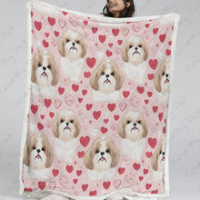 Load image into Gallery viewer, My Lhasa Apso My Love Soft Warm Fleece Blanket-Blanket-Blankets, Home Decor, Lhasa Apso-13
