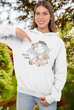 Load image into Gallery viewer, My Little Friend Women&#39;s Cotton Fleece Pug Hoodie Sweatshirt - 4 Colors-Apparel-Apparel, Hoodie, Pug, Sweatshirt-8