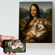 Load image into Gallery viewer, My Malamute with Mona Lisa Personalized Renaissance Dog Portrait-Personalized Dog Gifts-Dog Art,Dog Dad Gifts,Dog Mom Gifts,Home Decor,Personalize Artwork,Poster-11