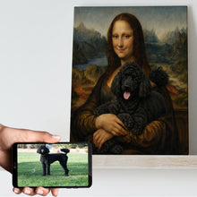 Load image into Gallery viewer, My Poodle with Mona Lisa Personalized Renaissance Dog Portrait-Personalized Dog Gifts-Dog Art,Dog Dad Gifts,Dog Mom Gifts,Home Decor,Personalize Artwork,Poster-11