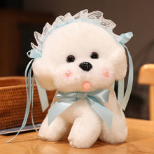 Load image into Gallery viewer, My Princess Bichon Frise Stuffed Animal Plush Toys-Stuffed Animals-Bichon Frise, Home Decor, Stuffed Animal-Small-Blue-2