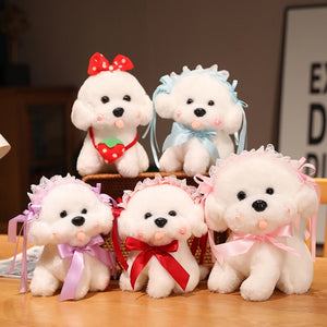 My Princess Bichon Frise Stuffed Animal Plush Toys-Stuffed Animals-Bichon Frise, Home Decor, Stuffed Animal-1