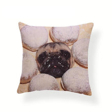 Load image into Gallery viewer, My Pug Loves Grub Cushion CoversCushion CoverOne SizeJelly-filled Donut Pug