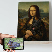 Load image into Gallery viewer, My Scottie with Mona Lisa Personalized Renaissance Dog Portrait-Personalized Dog Gifts-Dog Art,Dog Dad Gifts,Dog Mom Gifts,Home Decor,Personalize Artwork,Poster-1