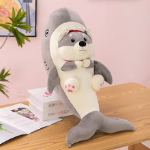 Load image into Gallery viewer, My Shark is a Husky Stuffed Animal Plush Toy Pillows-Stuffed Animals-Home Decor, Siberian Husky, Stuffed Animal-Small-Husky Shark-2