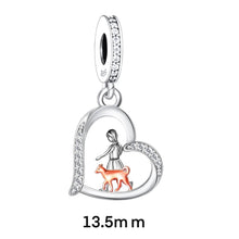Load image into Gallery viewer, My Shiba My Heart Silver Charm Pendant-Dog Themed Jewellery-Jewellery, Pendant, Shiba Inu-2