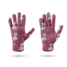 Load image into Gallery viewer, My Westie My Biggest Love Touch Screen Gloves-Accessories-Accessories, Dog Dad Gifts, Dog Mom Gifts, Gloves-10