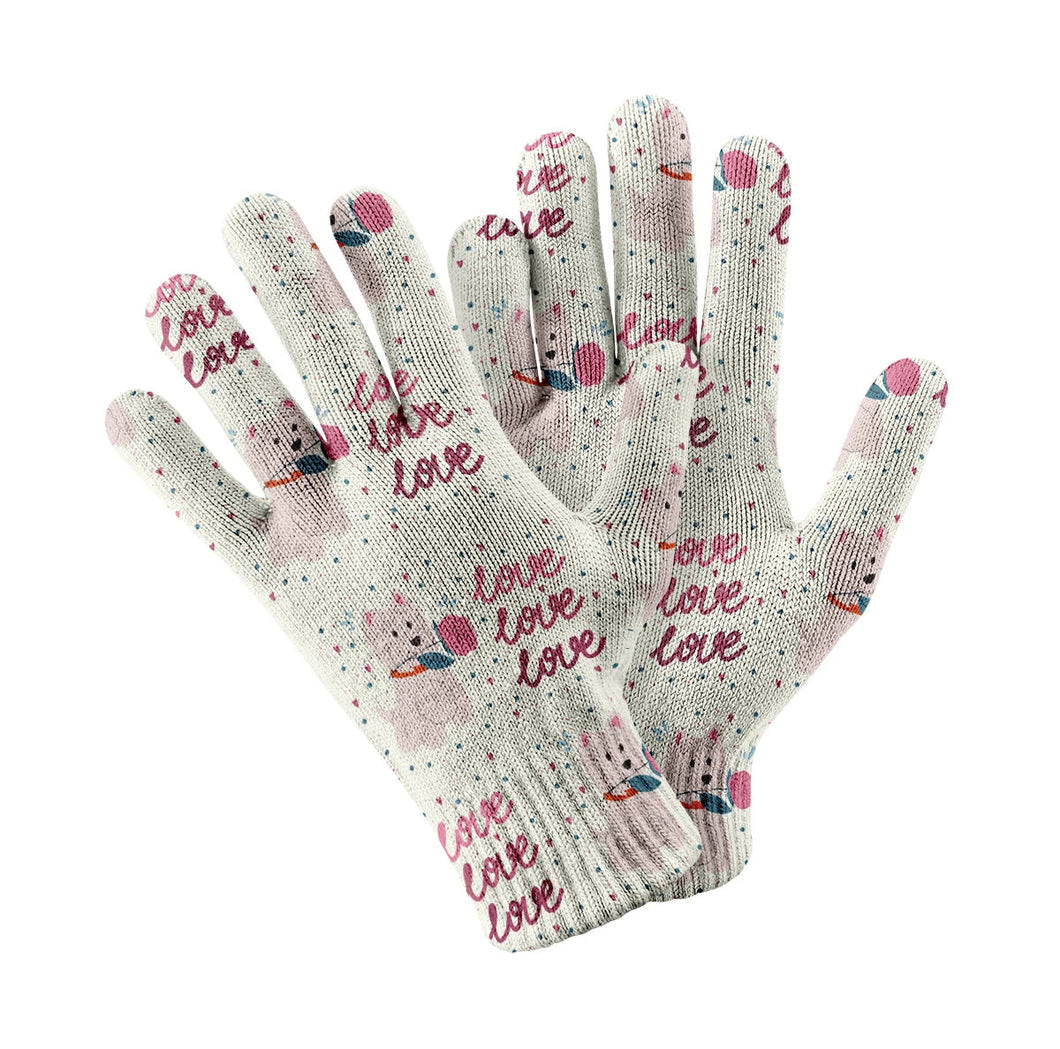 My Westie My Biggest Love Touch Screen Gloves-Accessories-Accessories, Dog Dad Gifts, Dog Mom Gifts, Gloves-13