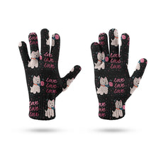 Load image into Gallery viewer, My Westie My Biggest Love Touch Screen Gloves-Accessories-Accessories, Dog Dad Gifts, Dog Mom Gifts, Gloves-4