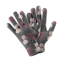 Load image into Gallery viewer, My Westie My Biggest Love Touch Screen Gloves-Accessories-Accessories, Dog Dad Gifts, Dog Mom Gifts, Gloves-9