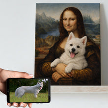 Load image into Gallery viewer, My White Swiss Shepherd with Mona Lisa Personalized Renaissance Dog Portrait-Personalized Dog Gifts-Dog Art,Dog Dad Gifts,Dog Mom Gifts,Home Decor,Personalize Artwork,Poster-11