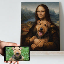 Load image into Gallery viewer, My Wire Fox Terrier with Mona Lisa Personalized Renaissance Dog Portrait-Personalized Dog Gifts-Dog Art,Dog Dad Gifts,Dog Mom Gifts,Home Decor,Personalize Artwork,Poster-1