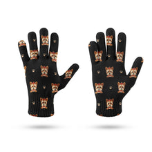 Load image into Gallery viewer, My Yorkie My Love Touch Screen Gloves-Accessories-Accessories, Dog Dad Gifts, Dog Mom Gifts, Gloves-4