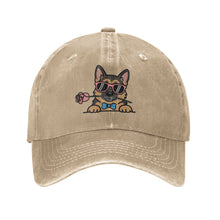 Load image into Gallery viewer, Personalized German Shepherd Baseball Cap - Romeo German Shepherd Design - Match Your Dog's Coat Color-Hats &amp; Caps-Accessories,Baseball Caps,Dog Mom Gifts,German Shepherd-Beige-One Size-1