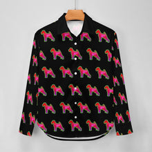 Load image into Gallery viewer, Neon Schnauzer Glow Women's Shirt-4