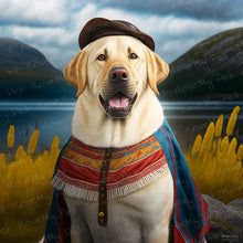 Load image into Gallery viewer, New World Nobility Yellow Labrador Wall Art Poster-Art-Dog Art, Home Decor, Labrador, Poster-1