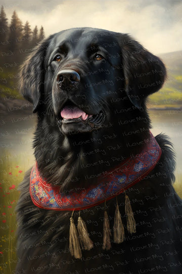 Newfoundland Dream Black Labrador Wall Art Poster 360x