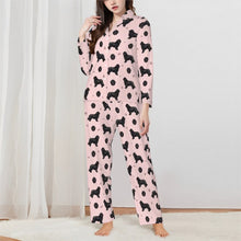Load image into Gallery viewer, Newfoundland Pajamas for Women - XL Available - Yes I Love Black Newfoundlands-Pajamas-Apparel,Boxer,Dog Mom Gifts,Pajamas-1