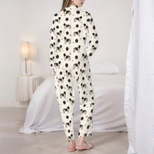 Load image into Gallery viewer, Newfoundland Pajamas for Women - XL Available - Yes I Love White and Black Newfoundlands-Pajamas-Apparel,Boxer,Dog Mom Gifts,Pajamas-4